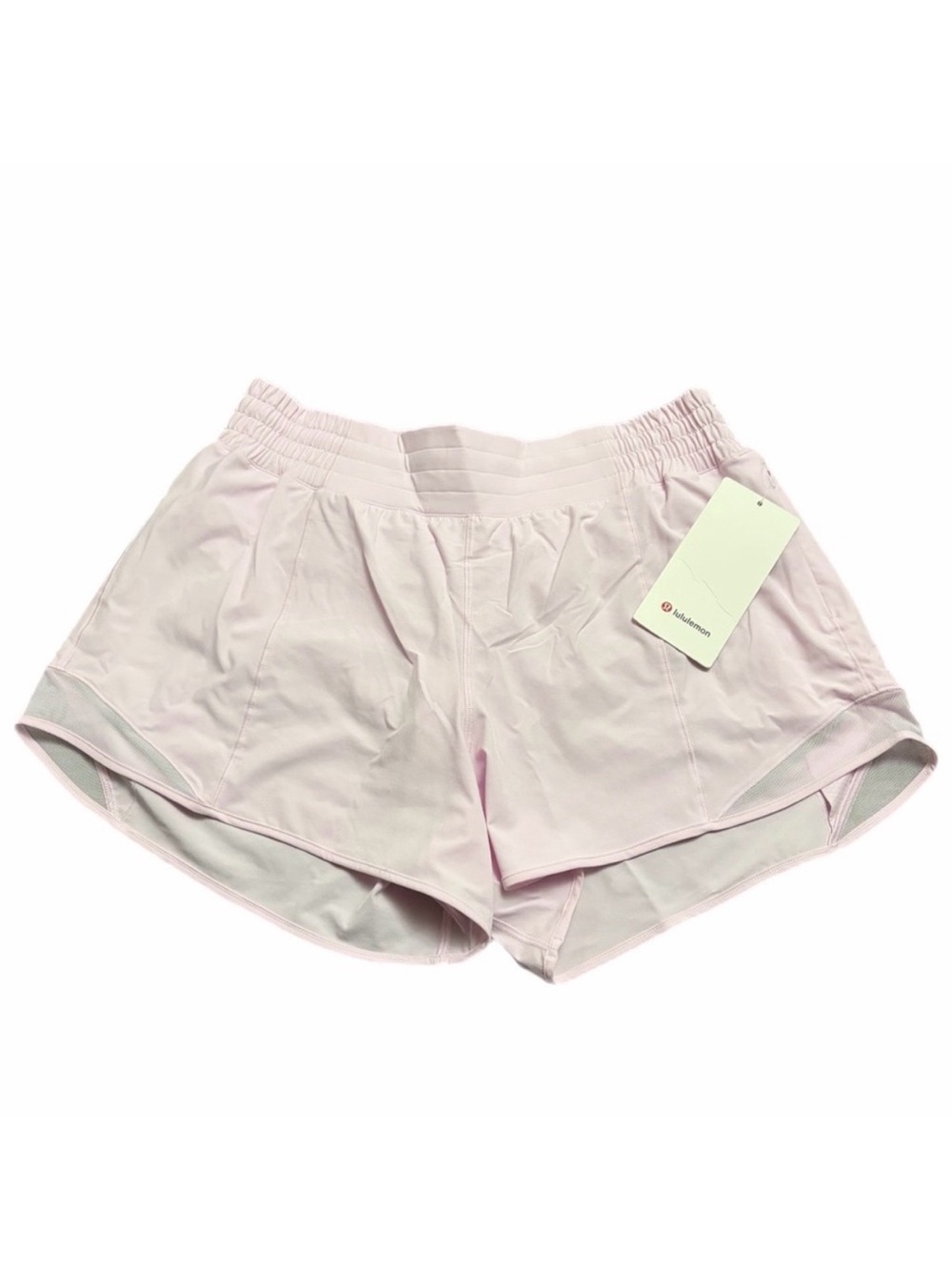 NWT Lululemon Hotty Hot High-Rise Short 4" (Pink Organza) Size 12